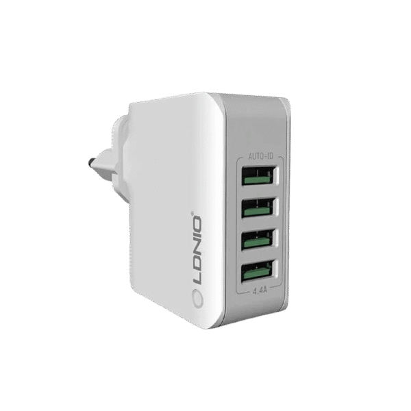 229c67760f7bfecca8fd0e3c6ecfa738 Fast Charger USB Cable Charger with 4 USB Auto ID Multi Ports